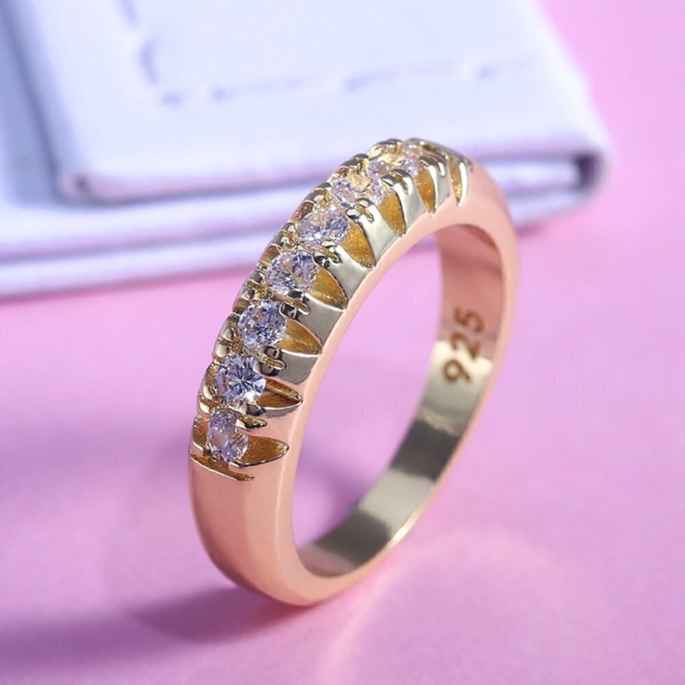 💎 Trendy Eternity Zircon Party Fashion Rings for Women, INDN8222